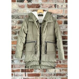 Esprit Green Puffer Coat Jacket, 4